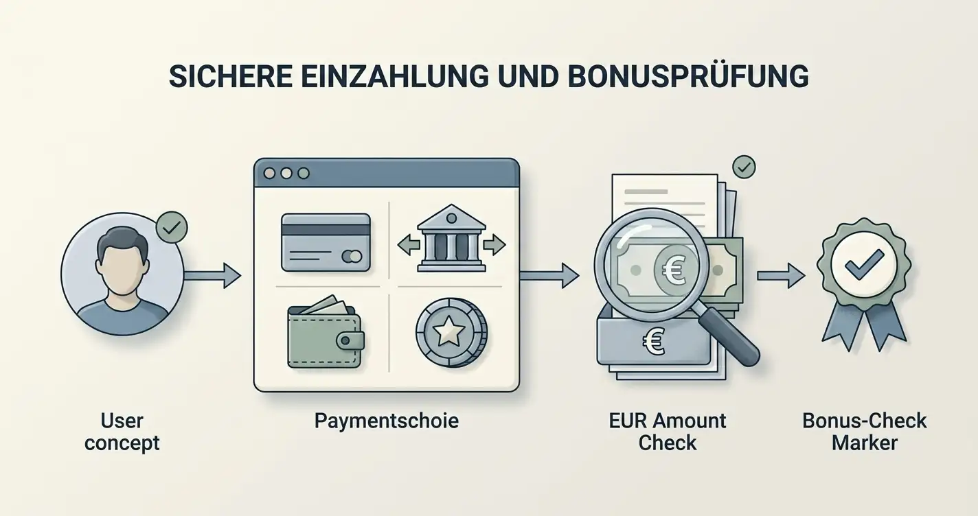 NaoBet Einzahlungsablauf vom Konto über den Kassenbereich bis zur Zahlungsmethode